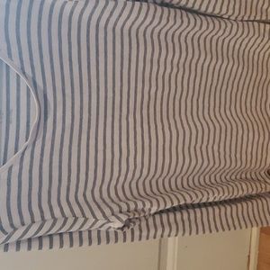 Grey and white shirt